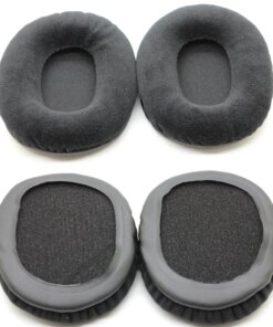 Alternative view of Audio-Technica ATH-M40x, ATH-M50x ATH-MSR7 Headphone Ear Pads Cushions velvet foam cover