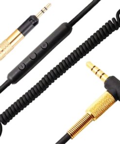 Alternative view of KRK KNS 6400 6402 8400 8402 On-Ear Headphones OFC Aux Audio Cable 2.5 - 3.5 mm Microphone