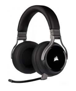 Alternative view of Corsair Virtuoso RGB Wireless SE XT Gaming Headsets ear pads cushion foam cover