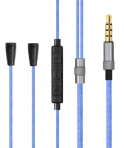 Alternative view of Sennheiser IE80S IE80 IE8 IE8i 3.5mm to 2-pin Audio calbe microphone call control vol
