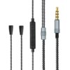 Sennheiser IE80S IE80 IE8 IE8i 3.5mm to 2-pin Audio calbe microphone call control vol
