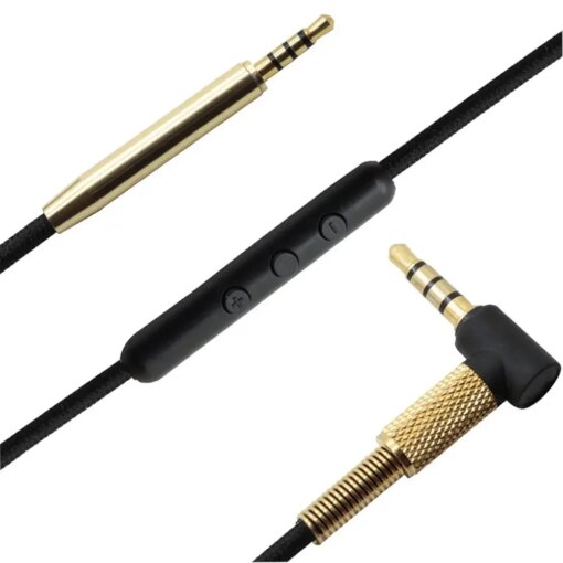 AKG Y40 Y50 Y45 / CREATIVE LIVE2 JBL S700 For Bose QC25 OE2 QC35  audio cable microphone call vol button