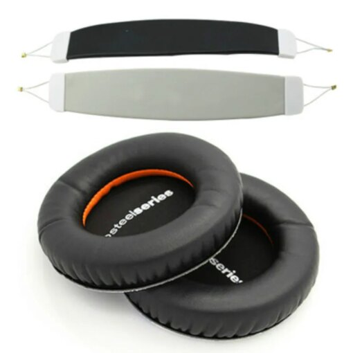 Steelseries Siberia V1 V2 headset ear pads cushion foam cover headband