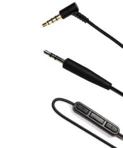 Alternative view of Audio Cables Microphone Call Control Bose QC3 QC 3 QC15 QC25 25 OE2 OE2i AE2 AE2i AE2w