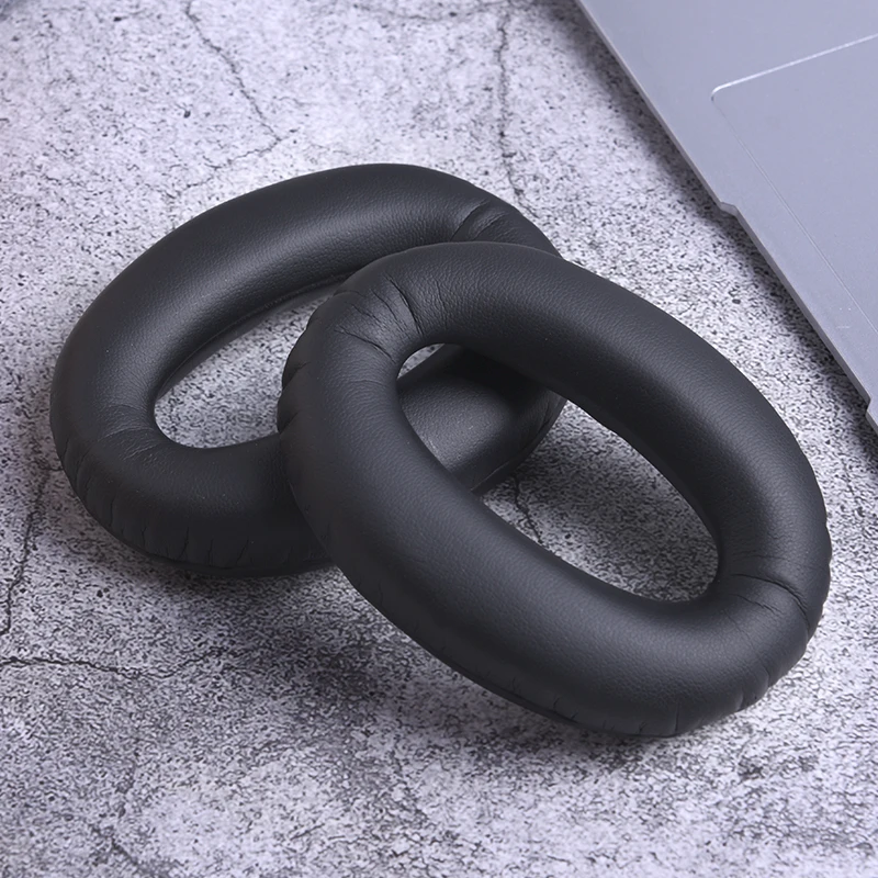 1 Paio Di Cuscinetti Auricolari In Pelle Proteica Per Sony WH-1000XM2 E MDR-1000X | Sostituzione Facile, Grigio