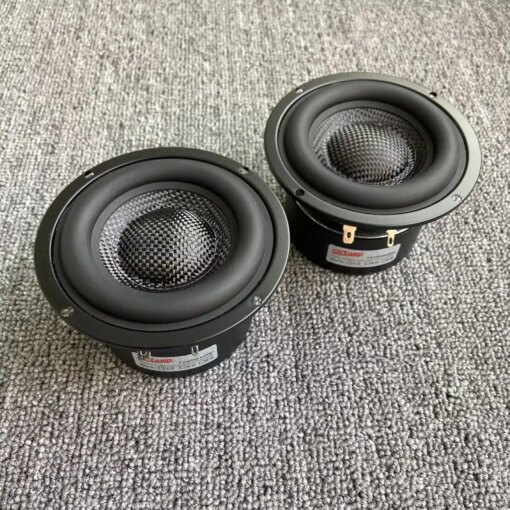 1Pairs Speaker unit driver 3.5 Inch Subwoofer Hifi 4 ohms 35w
