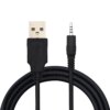 USB to 2.5mm Male Charging Cable for JBL Synchros S400BT J56BT E40BT E50BT S700 / Harman Kardon Harkar BT Harkar-BT Headphones