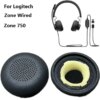 Logitech Zone wired/Zone 750 Teams Headphones ear pads cushion foam cover