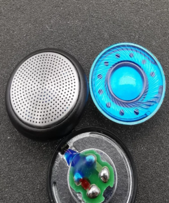 Hifi 15.4mm Headphone Speaker driver unit PET Blue Diamond diaphragm 32ohm 300OHM N52 magnet Bass