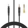 Omnitronic SHP-940M SHP-740DJ Headphones OFC Braided Audio Cable 3.5 - 2.5mm Adapter 6.35 mm