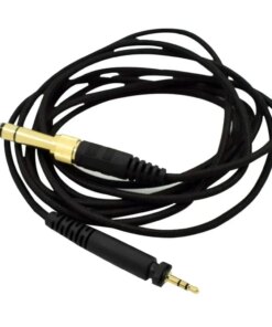 Alternative view of Omnitronic SHP-940M SHP-740DJ Headphones OFC Braided Audio Cable 3.5 - 2.5mm Adapter 6.35 mm