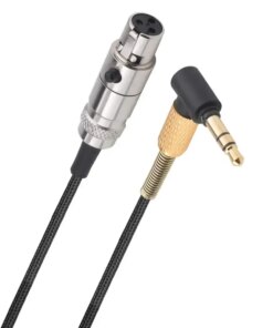 5N OCC OFC Braided Mini XLR 3 Pin Audio Cable For Pioneer HDJ-2000 HDJ2000 HDJ 2000 Headphones