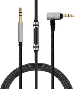 OFC Audio Aux 3.5mm Braided Cable For Jabra Elite 85h 25h Move Wireless Headphones