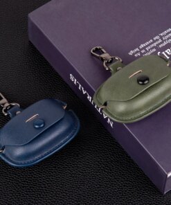 Alternative view of Sony WF-1000XM5 xm5 Wireless Earbuds Leather Anti-Scratch Case Cover Bag