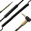 OFC Spring Coiled Audio Cable 3.5 to 2.5 mm For Blue Mo-Fi Mix-Fi Sadie Ella headphones