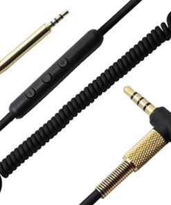 OFC Spring Coiled Audio Cable 3.5 to 2.5 mm For Blue Mo-Fi Mix-Fi Sadie Ella headphones