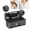 100M Wireless Microphone Recording for Smartphone Magnetic Lavalier Mic with Charging Box