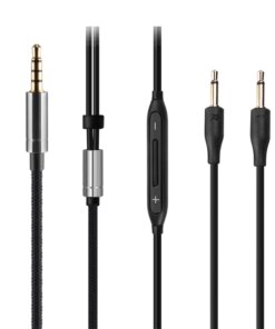 3.5mm OCC Audio Cable Microphone B&W Bowers & Wilkins P3 Mobile Hi-Fi/P3 2 Headphones