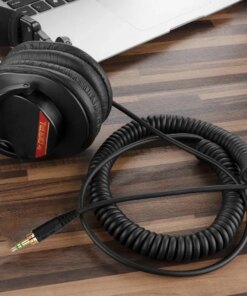 Alternative view of 6.35mm Audio Cable Spring Coiled Beyerdynamic T 70 90 DT 240 440 660 770 860 880 990 1350 Pro