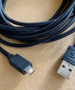Alternative view of A Micro-USB Cable of Logitech G633 G635 Gaming Headsets G933 G935