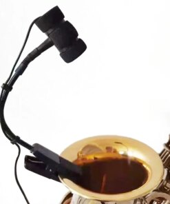 3 Pin 4 Pin Wired Sax Microphone Omnidirectional Pickup Mic For Music Instruments