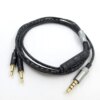 3.5mm 2.5mm Audio Controller Cable Headset Sennheiser HD447 HD437 HD202 HD212