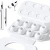 Airpods Pro 1 2 Noise Reduction Silicone Ear Tips buds plugs + cleaning pen