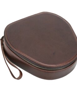 Alternative view of Genuine Leather Case Cover Bag for Sony WH-1000XM4 WH-1000XM5 WH-1000XM6 Headphones