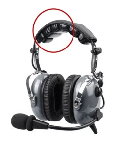 Alternative view of David Clark or Student Pilots Avition Headset Head band Beam Pad