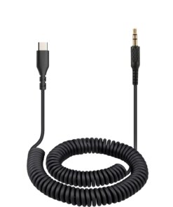 AUX Coiled Type C to 3.5mm Cable Marshall ACTON II STANMORE II WOBURN II STOCKWELL