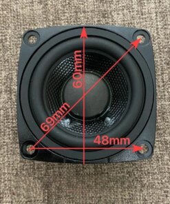 2Pcs 2.25 Inch Full Range Speaker 4 Ohm 20W Hifi Bass Loudspeaker - Image 3