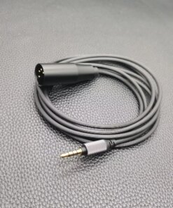 Alternative view of 4PIN XLR Balanced Aux 3.5 mm Cable Sony MDR-1000X WH 1000XM2 1000XM3 1000XM4 1000XM5 1000XM6