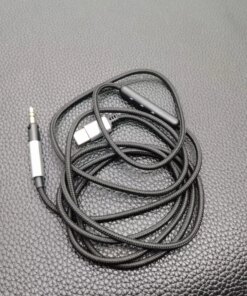 Alternative view of 3.5 2.5 mm USB Type C Microphone Remote Cable Sennheiser HD560s HD620S HD505 HD400 PRO