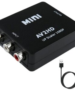 1080P RCA AV To HDMI- HD to AV Adapter Converter AV2HD Audio Video Cable CVBS AV USB Cable