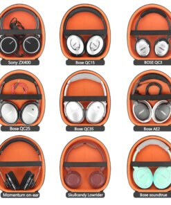 Jabra Elite 45h, Evolve2 75, Evolve2 65, Evolve2 55, Evolve2 50, Evolve2 30v hard case cover bag - Image 4