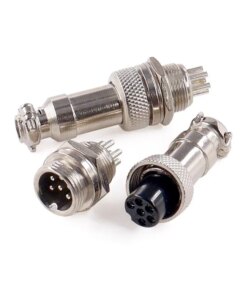 Alternative view of GX12 GX16 GX20 2 3 4 5 6 7 8 9 10 12 14 15 Pin Docking Aviation Plug Socket Waterproof Connector