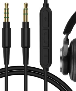 3.5mm Aux Audio Cable Microphone B&O H95, HX, Portal, H9i, H8i, H9, H7, H6 Cable (4 Ft/1.2 M)