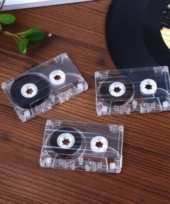 Alternative view of 90 Minutes Blank Magnetic Audio Tape Transparent Cassette Recording