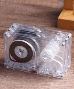 90 Minutes Blank Magnetic Audio Tape Transparent Cassette Recording