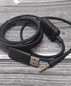 Alternative view of audio cable usb digital decode Beyerdynamic MMX300 headphone