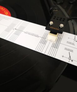 LP Vinyl Cartridge Stylus Align Protractor Angle Calibration Gauge Tool Phonograph Adjustment Ruler - Image 4