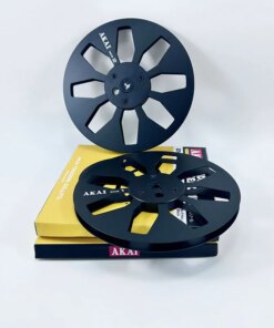 Alternative view of 1Pair AKAI R-77M-J / 7" Empty Metallic Reel Opening Machine Reel-To-Reel Recorder