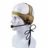 Tactical Headset Microphone PTT Walkies Talkie CS Games Communication