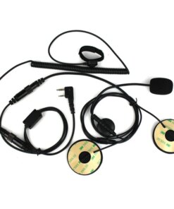 Alternative view of 2Pin Mini-PTT K-Head Finger PTT Helmet Headset Microphone Walkie Talkie Kenwood Baofeng Retevis TYT Radio