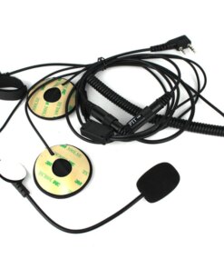 2Pin Mini-PTT K-Head Finger PTT Helmet Headset Microphone Walkie Talkie Kenwood Baofeng Retevis TYT Radio