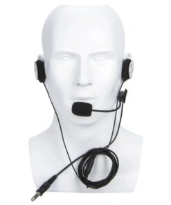 7.1mm Standard Plug Motorcycle / Helmet / Tactical Headset KENWOOD BAOFENG UV5R Two Way Walk