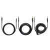 3.5mm audio cable Coiled 2.5mm Dj ATH M50X M40X Headphone 6.5mm Adapter