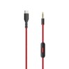 TypeC Aux Audio Cable Microphone Volume Control Beats Headset Solo Studio 2 3 Pro