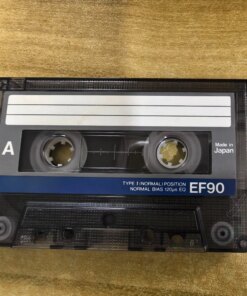 Alternative view of 1988 Year Retro Blank Cassette Tape EF90 record normal position 1pcs