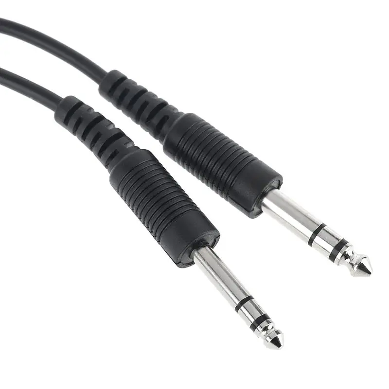 200cm Aviation Headset Dual plug Headphones Cable splitter